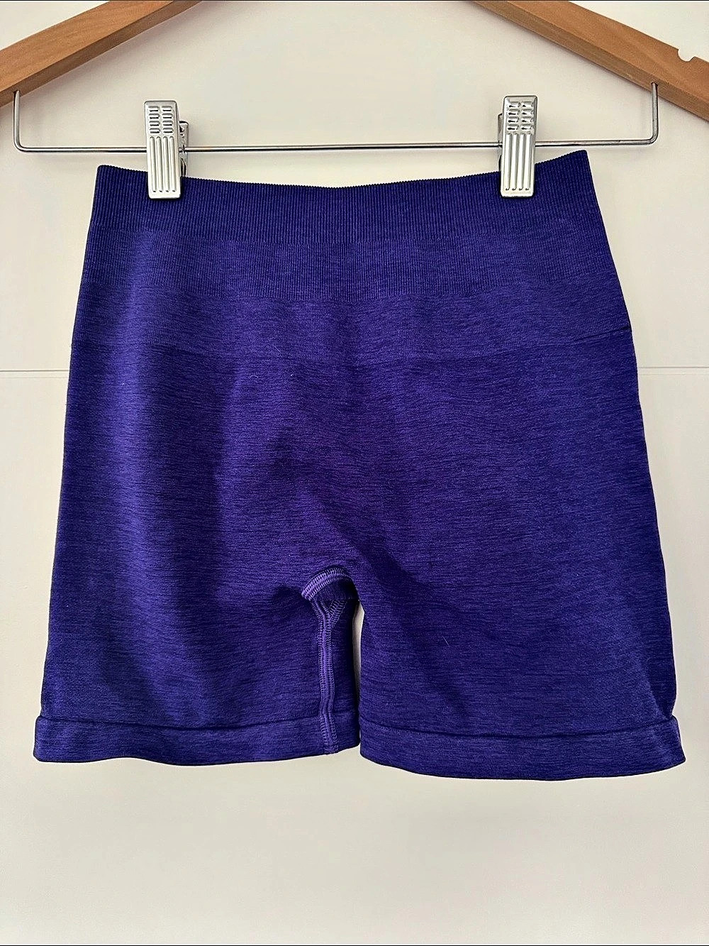 Alphalete Amplify Biker Short Athletic Shorts Purple Small